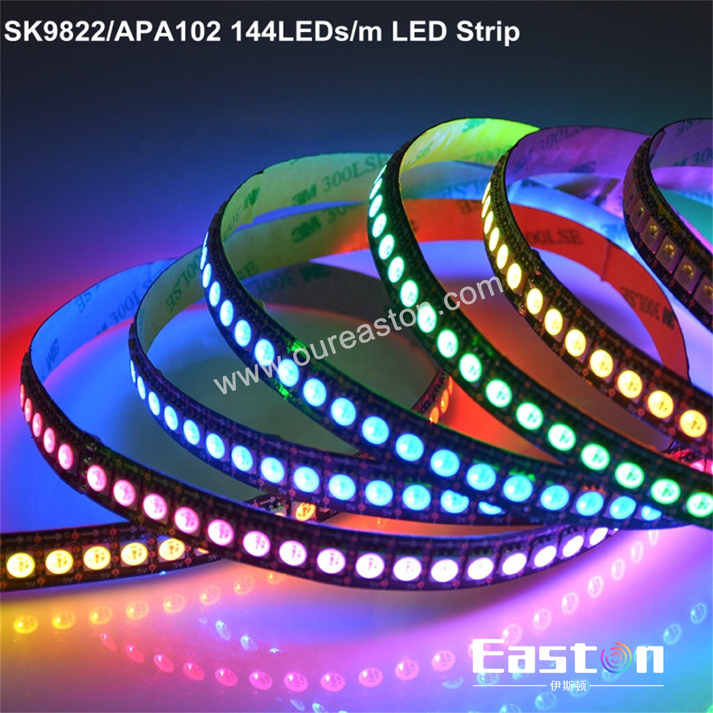 Apa102/SK9822 addressable Digital led strip