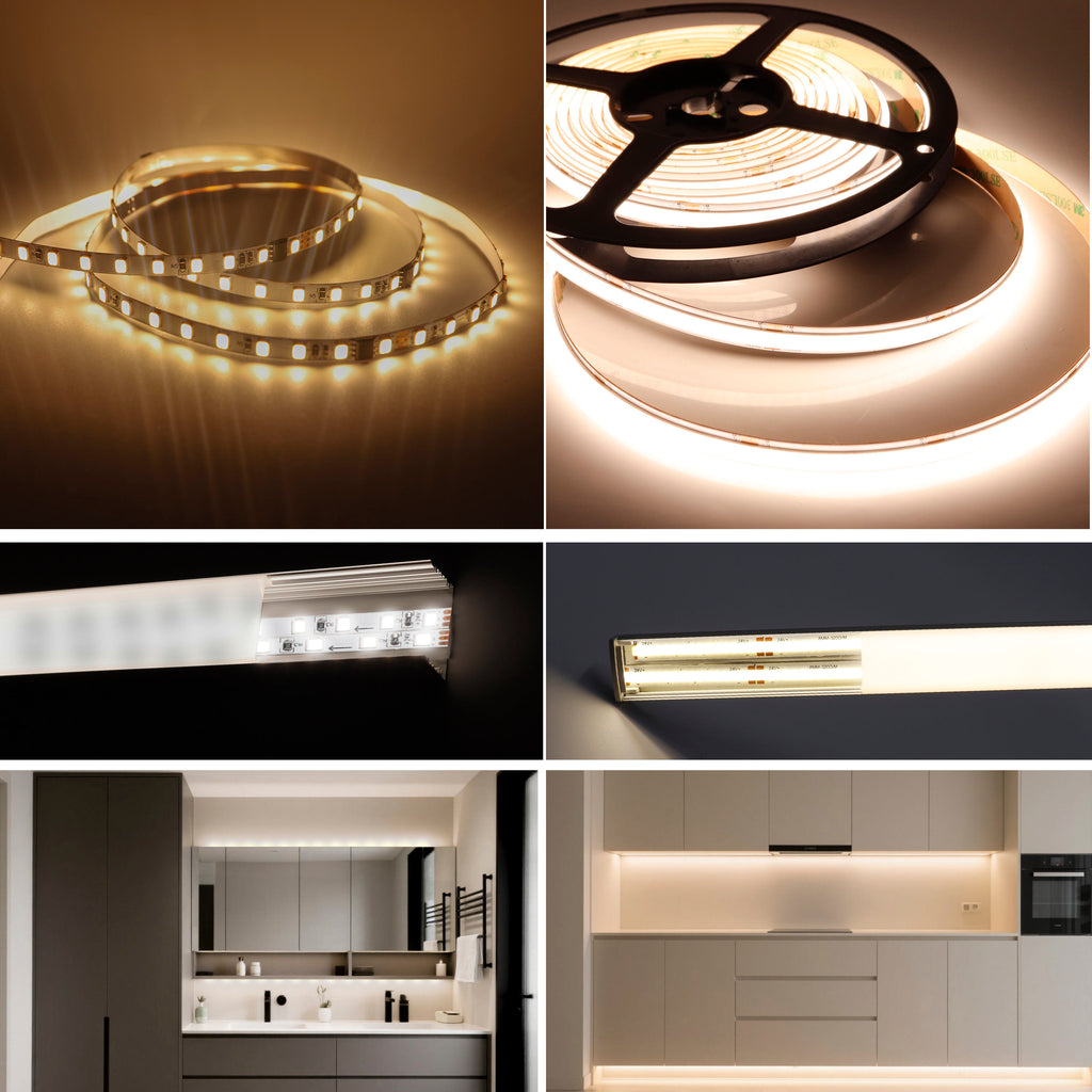 SCOB dual color CCT LED strip