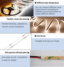 Load image into Gallery viewer, SCOB dual color CCT LED strip