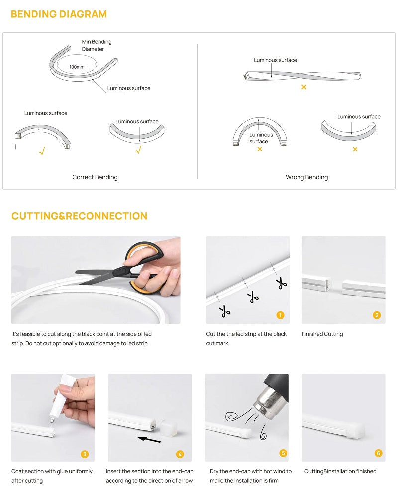 1010 Top Emitting LED Neon Strip