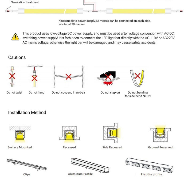 1010 Top Emitting LED Neon Strip