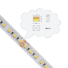 Load image into Gallery viewer, SMD3528 dual color LED strip
