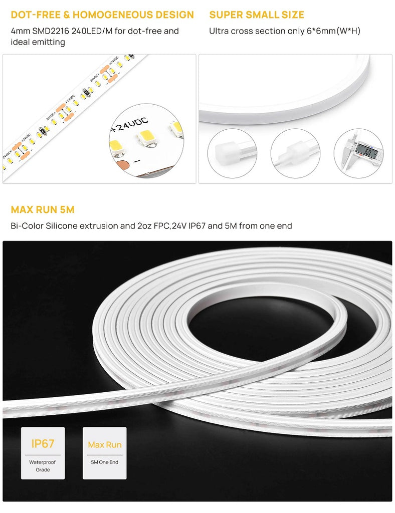 6×6 Top Emitting LED Neon Strip