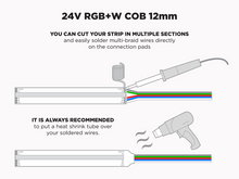 Load image into Gallery viewer, COB RGBW LED strip