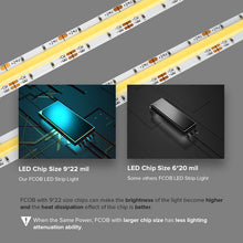 Load image into Gallery viewer, COB dual color CCT LED strip