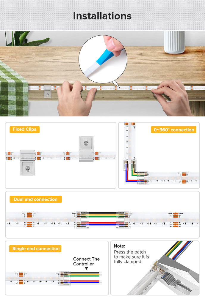 COB RGBCCT LED strip