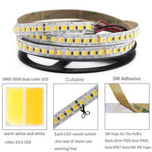 Load image into Gallery viewer, SMD5050 dual color LED strip