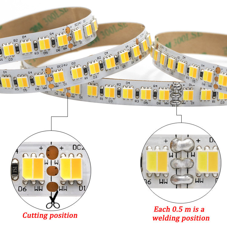 SMD5050 dual color LED strip