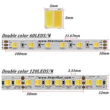 Load image into Gallery viewer, SMD5050 dual color LED strip