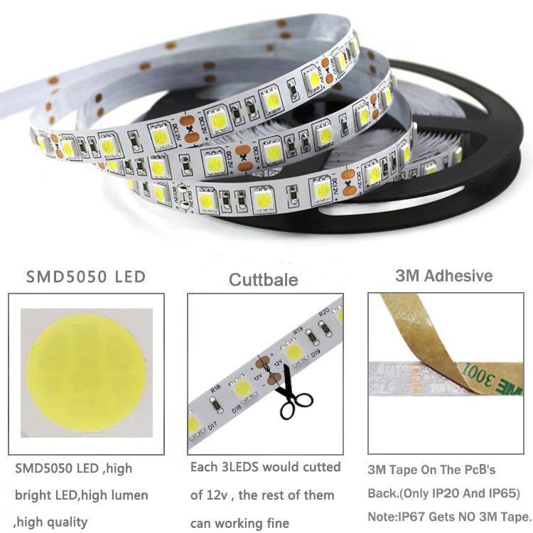 SMD5050 single color LED Strip