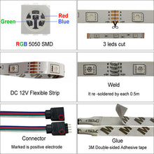 Load image into Gallery viewer, SMD5050 RGB LED Strip