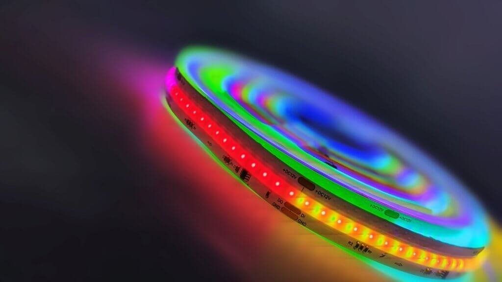 SPI WS2814 RGBW COB LED strip