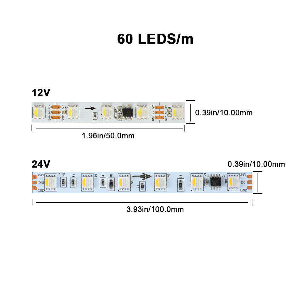 TM1814 RGBW LED Pixel addressable  strip
