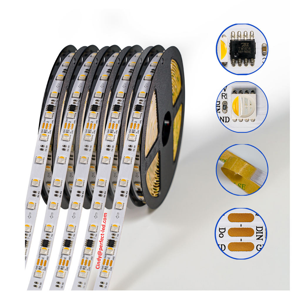 TM1814 RGBW LED Pixel addressable  strip