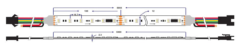 TM512 DMX512 led strip light
