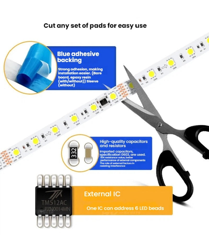 TM512 DMX512 led strip light