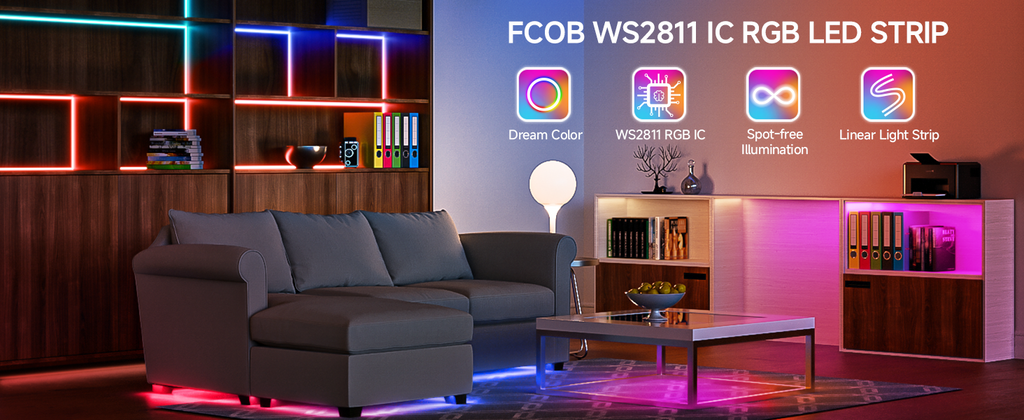 COB RGB WS2811 Pixel  LED strip
