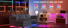 Load image into Gallery viewer, COB RGB WS2811 Pixel  LED strip