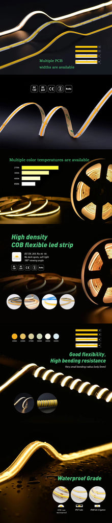 COB Single color LED Strip