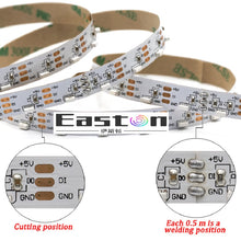 Load image into Gallery viewer, SK6812 side addressable digital pixel led strip